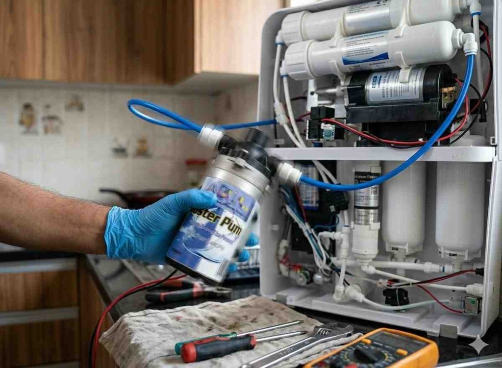 ro pump making vibrating sound issue