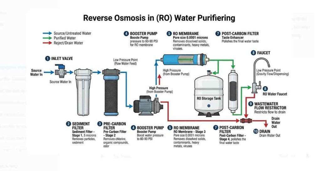 why is my ro water flow so slow