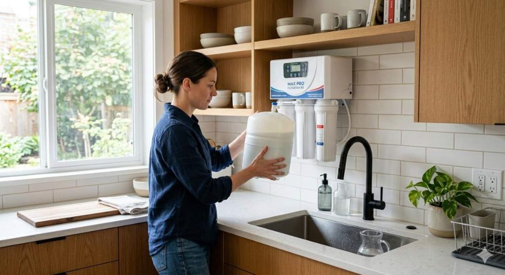 how to clean ro water tank in home